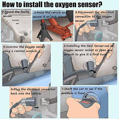 JESBEN Air Fuel Ratio Oxygen Sensor AFR Sensor Upstream O2 Sensor