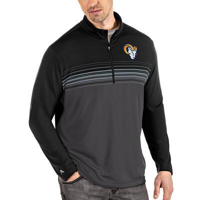 Los Angeles Rams Antigua Wordmark Victory Full-Zip Hoodie - Black