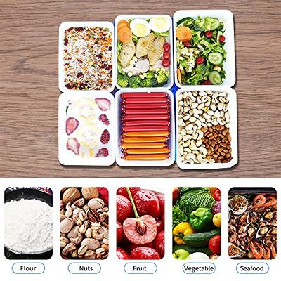  mzvcopm 4 Pack Snack Containers, Divided Bento Lunch