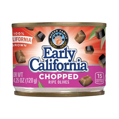 Early California Extra Large Pitted Ripe Olives - 6oz : Target