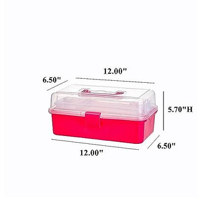 Multipurpose Plastic Storage Box with Handle and Lid, Lockable