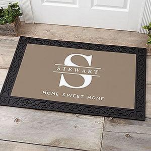 Home Sweet Home Outdoor Rubber Doormat