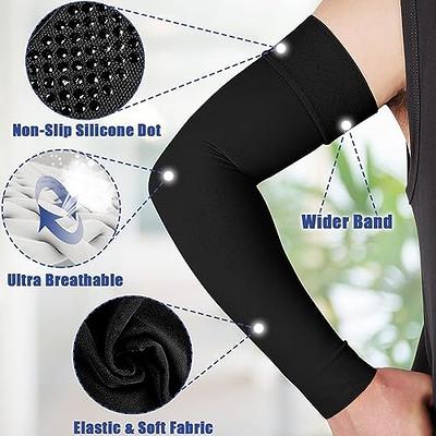 NURCOM® Medical Compression Arm Sleeve for Men Women, 2 Pack, No