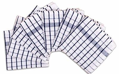 Mordimy 100% Cotton Terry Cloth Dish Cloths, Soft and Absorbent Checkered Dish  Towels, Quick Drying Dish Rags for Washing Dishes, 8 Pack, 12 x 12 Inches,  Black - Yahoo Shopping