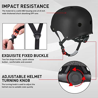 JBM 7 Pieces Protective Gear Set - Bike Helmet for Adult