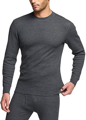 Warm Men T-Shirt Long Sleeve Thick Thermal Autumn Winter Casual O V Neck  Velvet