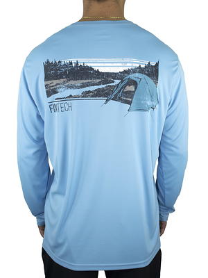 FinTech Men's Long Sleeve Performance Fishing Tee- Camp Fintech - Yahoo  Shopping