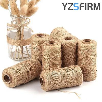 LEREATI 3mm Macrame Cord 219 Yards Natural Cotton Cord Twine