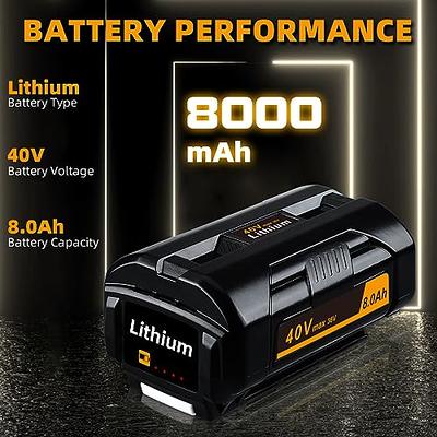 LUMSING OP4040 8000mAh Battery Replacement for Ryobi 40v Battery