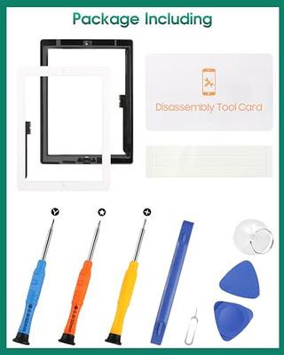  Original Screen Replacement Kit for iPad Air 2 (A1566, A1567) -  OEM LCD Digitizer Glass Panel Assembly with Tool Kit (White) : Electronics