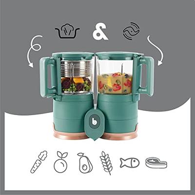 Babymoov Duo Meal Glass Food Maker - Baby Food Processor with Built-in  Glass Steamer, Stainless Steel Basket, and Glass Blender (Over 6 Cup  Capacity) - Yahoo Shopping