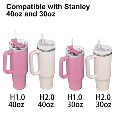 QHAND 12pcs Spill Stopper for Stanley Cup 40oz / 64oz / 30oz -  Leak Stopper Compatible with Stanley Tumbler H1.0 & H2.0 40oz Stanley Straw  Cover - 4 Sets Spill