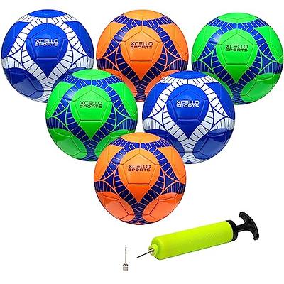 Xcello Sports Soccer Ball Size 5 Assorted Graphics (Orange, Green