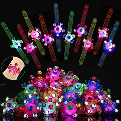 8pcs LED Fidget Spinner Bracelets Party Favors for Kids 4-8 8-12