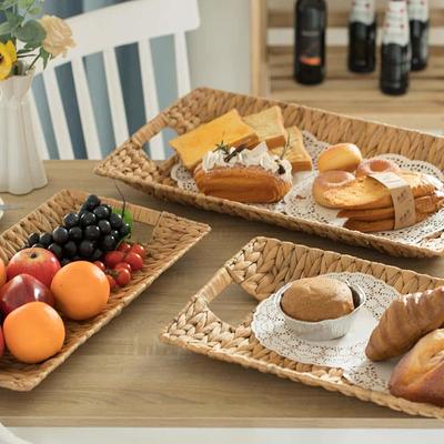 5-Piece 20 in. x 15 in. Rectangular Teak Wood Reversible Chopping Serving Board Cutting Board Set, Natural