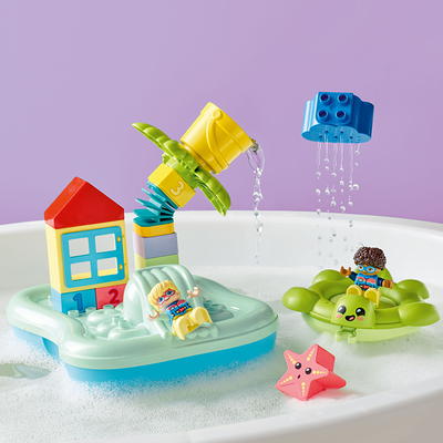 LEGO DUPLO Town Water Park 10989 Educational Building Bath Toy Set for  Toddlers ages 2+, Features a Floating Turtle Ring and Water Bucket to  Encourage Imaginative Play in the Bath - Yahoo Shopping