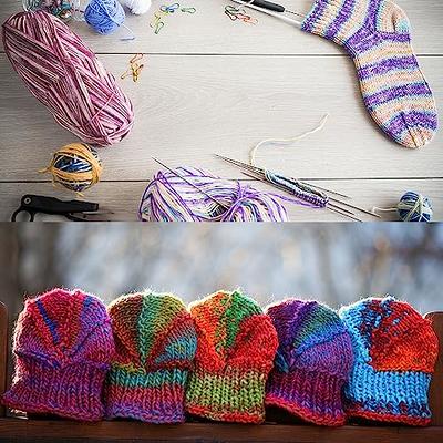 4 Plys Smooth Yarn Wool Crochet Yarn Large 50g Multicolor Knitting and Crochet  Yarn Starter Kit for Colorful Craft DIY