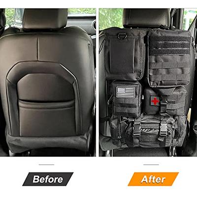 Molle Car Seat Back Organizer Tactical Seat Back Organizer with 5