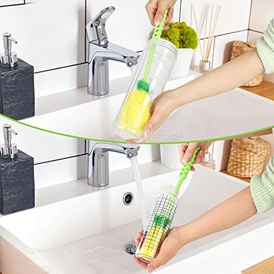5 In 1 Cup Cleaning Brush Bottle Gap Cleaner Brush Cup Crevice Cleaning  Water Bottles Clean