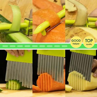 1pc Stainless Steel Portable Multifunctional Green Onion Slicer