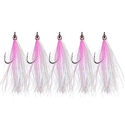 Fishing Teasers Tail - 10PCS Bucktail Teasers Mylar Flash Teaser Tail Fluke  Rigs Flounder Fishing Lures Bait Rigs for Saltwater - Yahoo Shopping