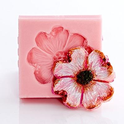 1pc Flower Silicone Mold For Polymer Clay, Earring Pendant Making, Candy  Chocolate Baking Diy Mold