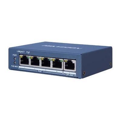 Hikvision DS-3E0505P-E 4-Port Gigabit PoE-Compliant Unmanaged Network Switch