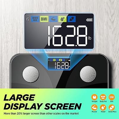 Smart Scale for Body Weight, Body Fat Scale Large Display, Digital