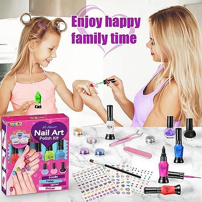 Children's Nail Machine Princess Girl Makeup Diy Nail Art - Temu