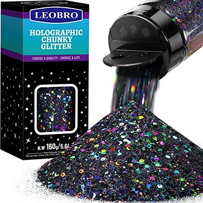 Hemway Chunky Glitter 105g/3.7oz Mixed Craft Glitter Powder Sequin Metallic  Flakes for Nail Art Body Face Eye Hair Festival, Epoxy Resin Tumblers  Crafts, Party Decor - Silver Holographic Mix - Yahoo Shopping