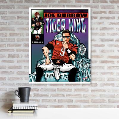 Cleveland Browns vs. Cincinnati Bengals 30 x 40 Fine Art Canvas Print by  Artist Dan Tearle