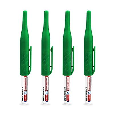  iHMeiju 8pcs Waterproof Deep Reach Markers, Long Nose Marker  in 2mm Felt Tip, 30mm Reach Permanent Markers and Marker Pens, Deep Hole  Marker Carpenter Ink Marker for Carpenters Builders Construction. 