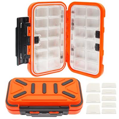 Lilureena 2pcs Fishing Tackle Box Plastic Box, Tackle Box Organizer with  Removable Dividers Small Parts Organizer Tackle Box for Fishing Tackle  Storage - Yahoo Shopping