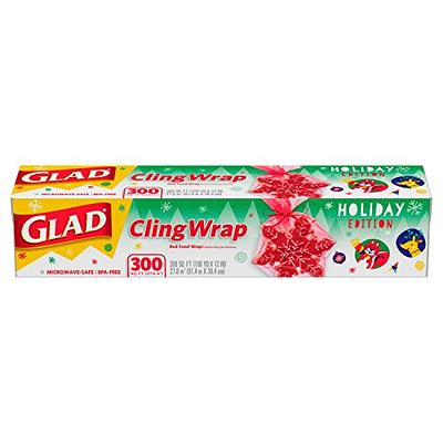 Glad Holiday Red ClingWrap Plastic Wrap 300 sq ft Roll - Yahoo Shopping