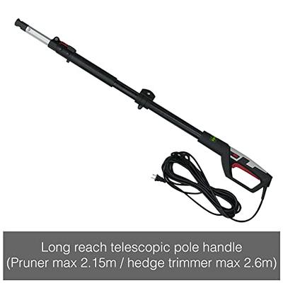  GARCARE Electric Hedge Trimmer Corded with Extension Pole 18  Inch Dual-Action Laser Blade Bush Trimmer 600W, 4.8 Amp Garden Trimmers :  Patio, Lawn & Garden