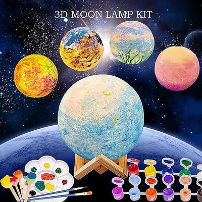 Paint Your Own Moon Lamp Kit, Arts and Crafts for Kids Ages 8-12, Crafts DIY