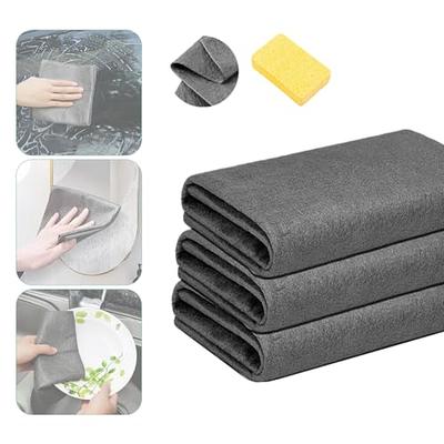 3pcs Thickened Magic Cleaning Cloth Streak Free Reusable Microfiber  Cleaning Rag