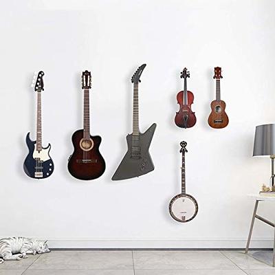 GLEAM Guitar Stand - Adjustable for Electric, Acoustic Guitars and Bass,  Guitar Accessories