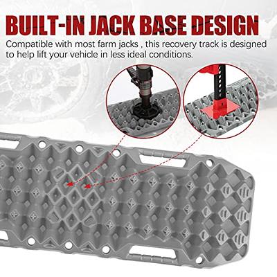 Tire Traction Mats Portable Recovery Tracks for Off Road 4X4 Snow, Sand
