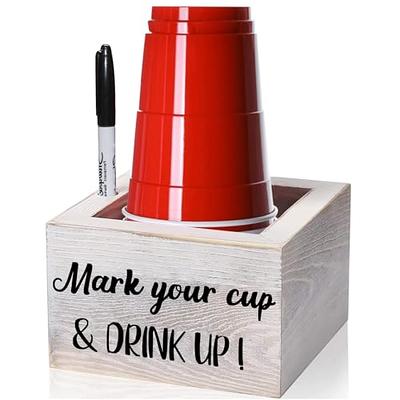 Solo Cup Holder with Sharpie - It holds your solo cups all party