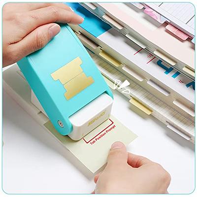 Tab Punch DIY Index Tabs Puncher Tag Punch Paper Punch for Scrapbooking,  Journaling Tabs, Bible Tabs, Book Tabs, Planner Inserts and More Projects  (Cyan) - Yahoo Shopping