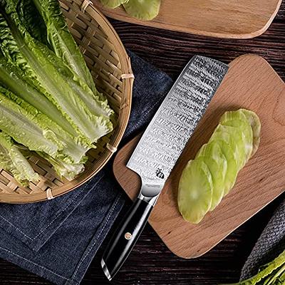 TUO Nakiri Knife - Vegetable Cleaver Kitchen Knives - Japanese