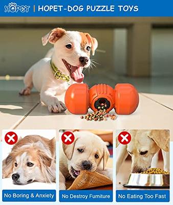 Dog Puzzle Toys, Squeaky Treat Dispensing Dog Enrichment Toys for