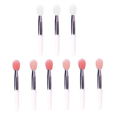FOMIYES Lip Gloss Clear 6pcs Makeup Lip Brushes Silicone Lipstick
