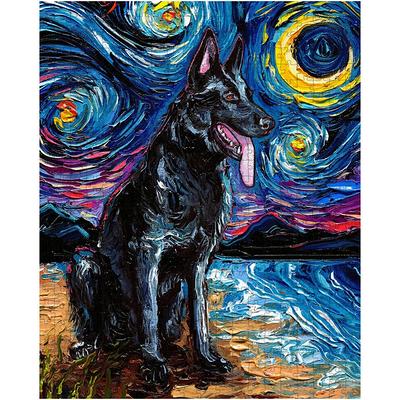 1000 piece German Shepherd Wood Jigsaw Puzzle NEW