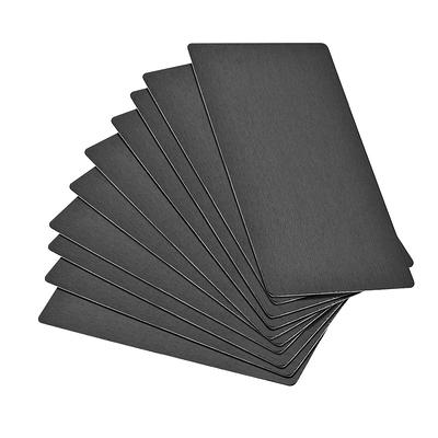 Blank Metal Card, Anodized Aluminum Plates for DIY Laser Printing