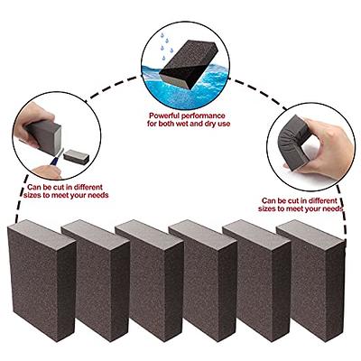 1/2/5 Pcs Sponge Sanding Block Variety Grit Wet Dry Sandpaper