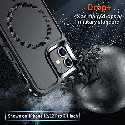 SUPFINE 5 in 1 for iPhone 11 Case, [10 FT Military Dropproof] [2+Tempered  Glass Screen, 2+Tempered Camera Lens Protector] Non-Slip Heavy Duty