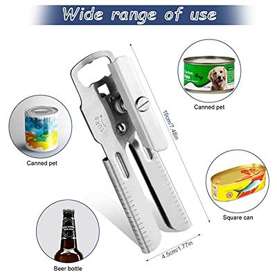 Caikvwen 2pcs Adjustable Multifunctional Stainless Steel Can Opener,  Non-slip Portable Master Opener Adjustable Jar Bottle Gentle Opener, For  Outdoor Dinners, Adjustable Stainless Steel Jar Opener - Yahoo Shopping