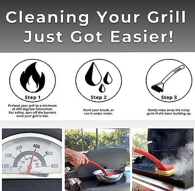 Grill Rescue BBQ Replaceable Scraper Cleaning Head, Bristle Free - Durable  and Unique Scraper Tools for Cast Iron or Stainless-Steel Grates, Barbecue  Cleaner (Grill Rescue+ Matte Black Can Cooler) - Yahoo Shopping